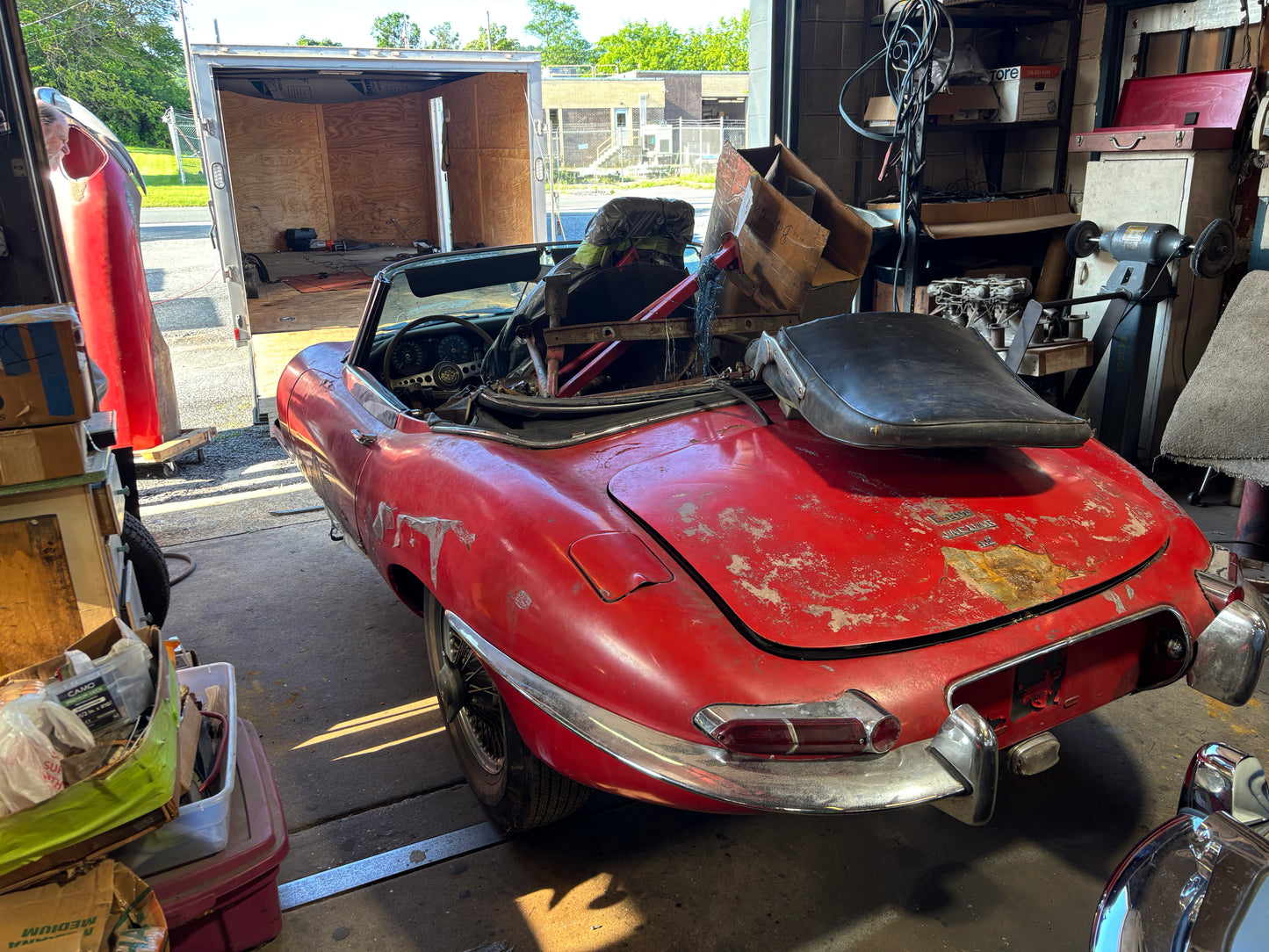 1967 Jaguar E-Type S1 4.2 Roadster For Restoration