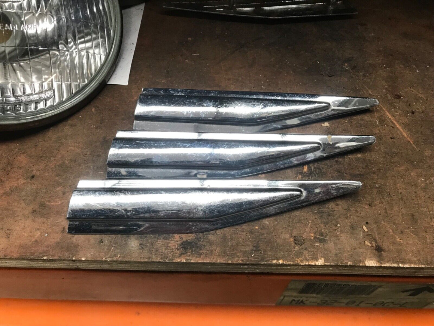 Jaguar E-Type 2+2 Rear Quarter Chrome Trim N/S