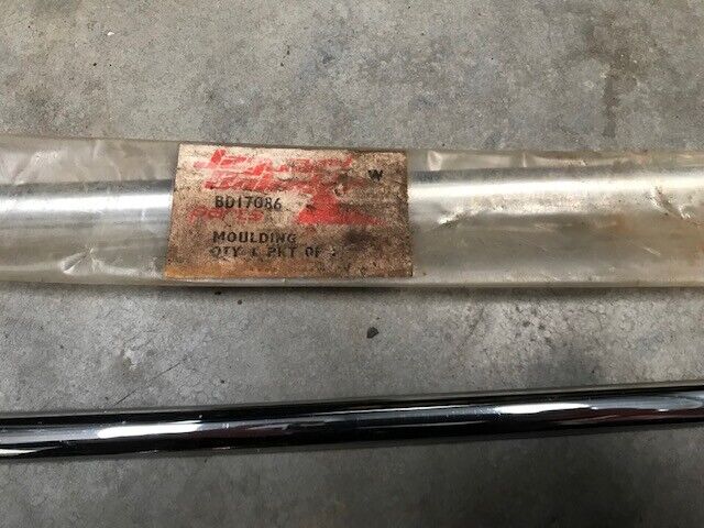Jaguar MK2 V8 250 S-Type Chrome Rear Door Top Mouldings_2