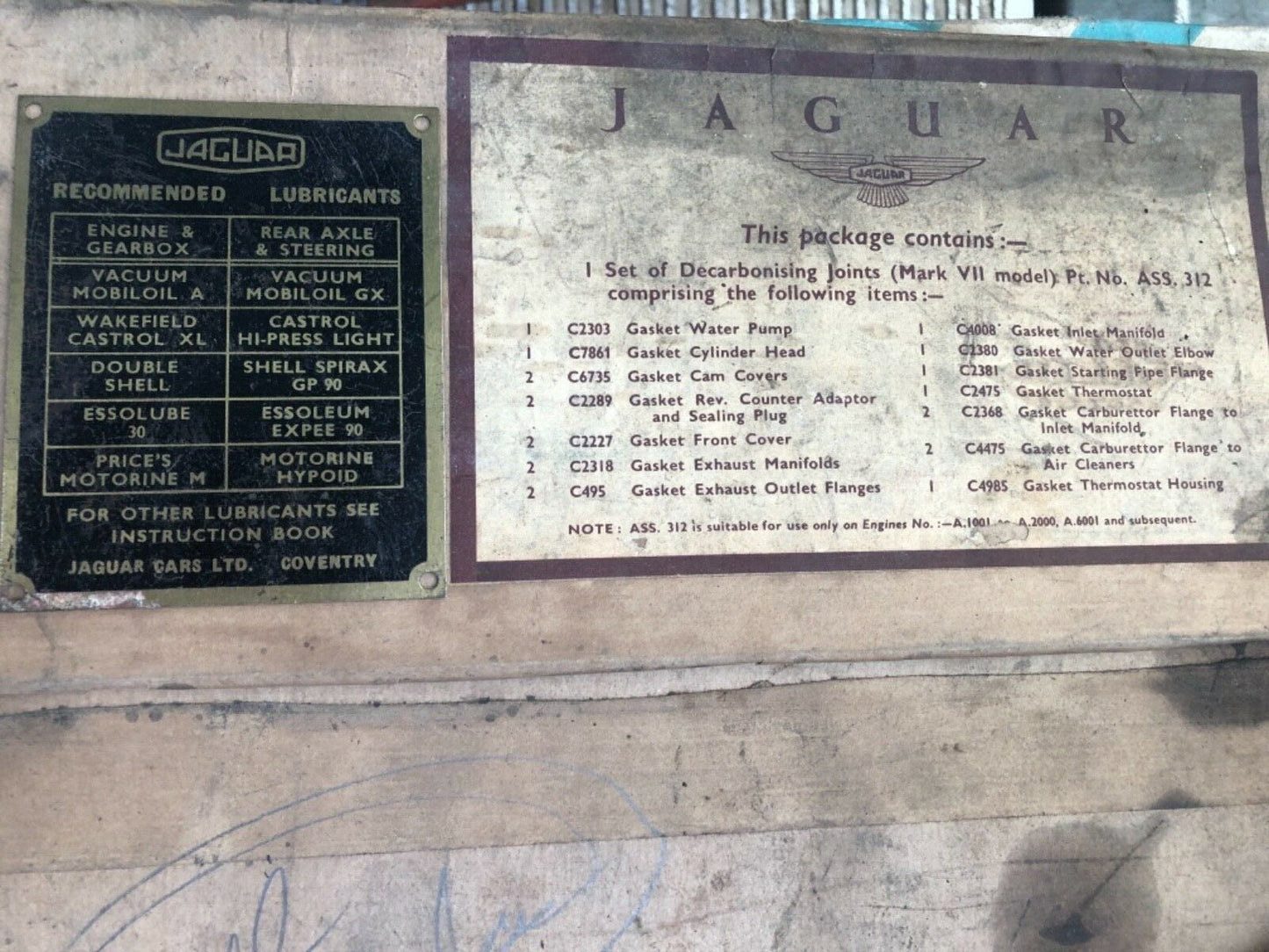 Jaguar Pre-Post War Body Plate_2