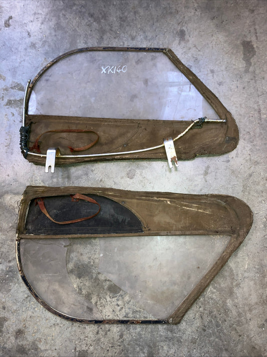 Jaguar XK140 Roadster Side Screens - Original condition