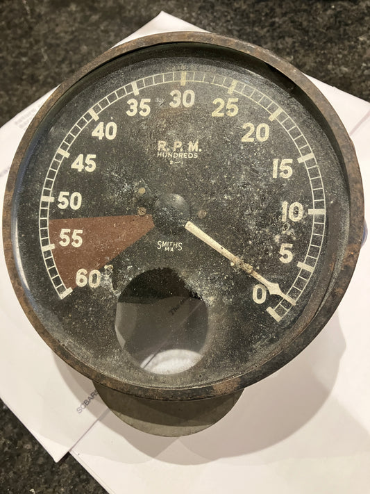 Jaguar XK120 XK140 Tachometer Original Condition