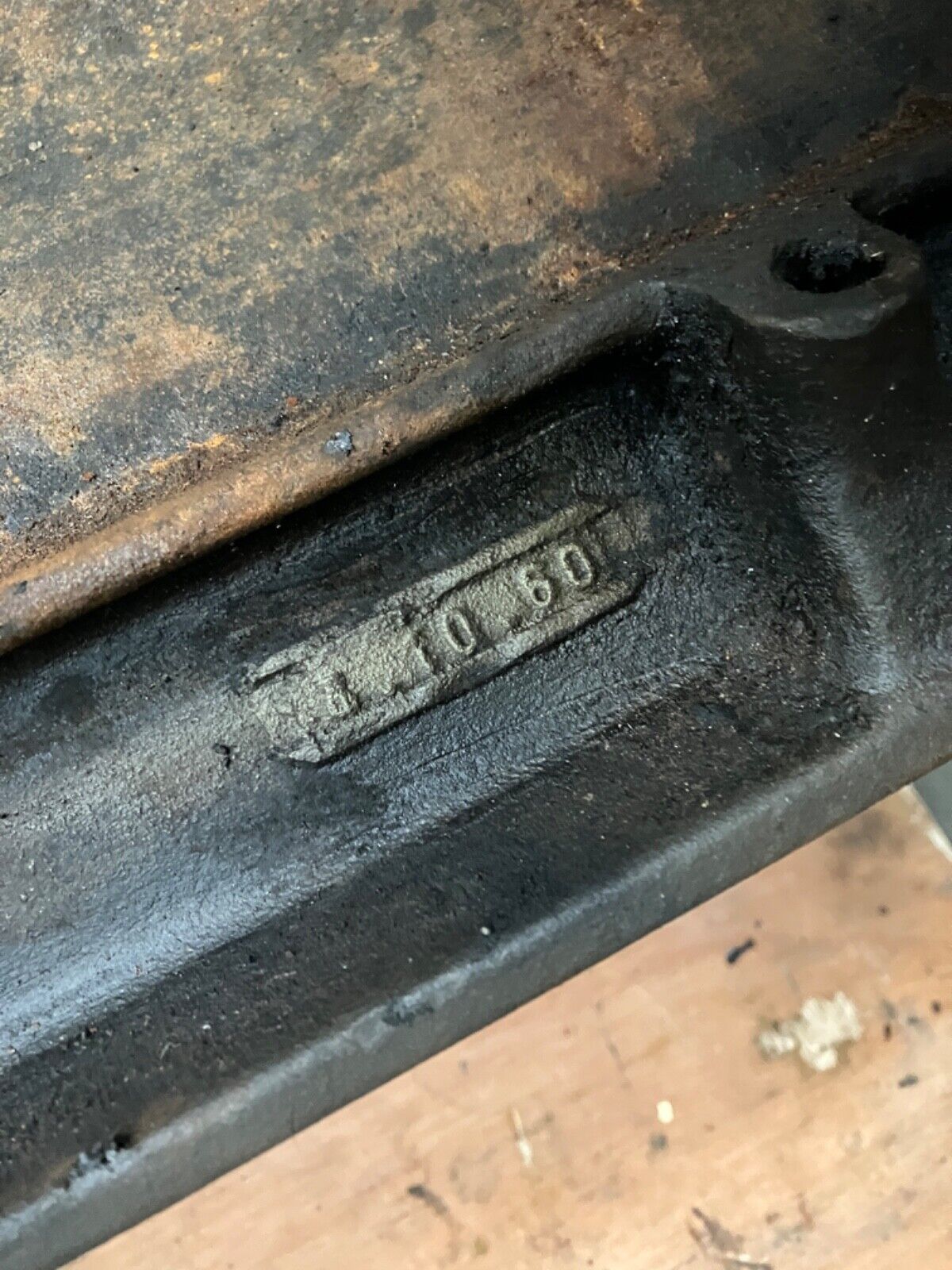 Jaguar E-Type S1 3.8 Engine Block - Dated 10/60_5