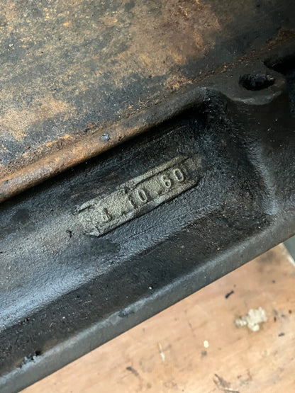 Jaguar E-Type S1 3.8 Engine Block - Dated 10/60_5