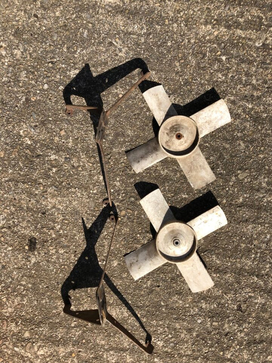 Jaguar E-Type Series 2 4.2 Radiator Brackets & Fans (Pair)